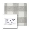 Picture of Preso Pebble | Set of 2 | 12" X 24" Sunbrella Outdoor Throw Pillows with Premium Inserts