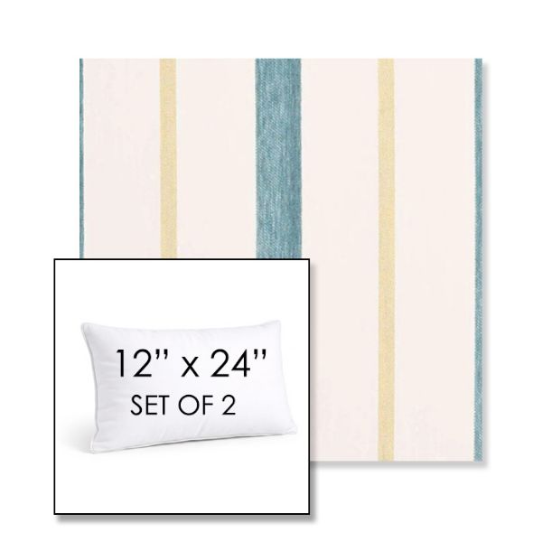 Picture of Revival Lake | Set of 2 | 12" X 24" Sunbrella Outdoor Throw Pillows with Premium Inserts
