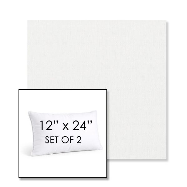 Picture of Ritsy Salt | Set of 2 | 12" X 24" Sunbrella Outdoor Throw Pillows with Premium Inserts
