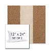 Picture of Rothko Latte | Set of 2 | 12" X 24" Sunbrella Outdoor Throw Pillows with Premium Inserts