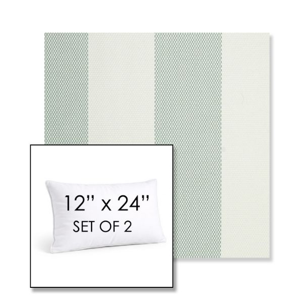 Picture of Rothko Seahorse | Set of 2 | 12" X 24" Sunbrella Outdoor Throw Pillows with Premium Inserts