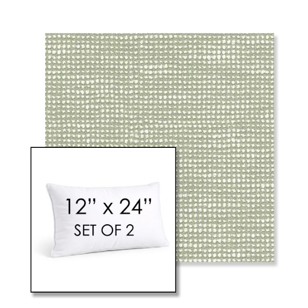 Picture of Slow Spirea | Set of 2 | 12" X 24" Sunbrella Outdoor Throw Pillows with Premium Inserts