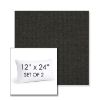 Picture of Spectrum Carbon | Set of 2 | 12" X 24" Sunbrella Outdoor Throw Pillows with Premium Inserts