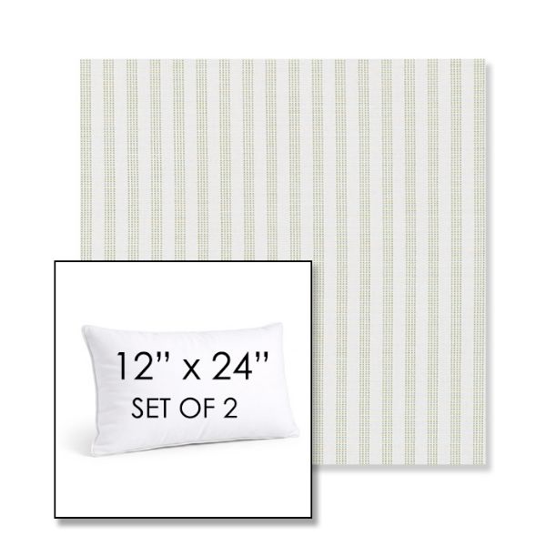 Picture of Tap Pear | Set of 2 | 12" X 24" Sunbrella Outdoor Throw Pillows with Premium Inserts