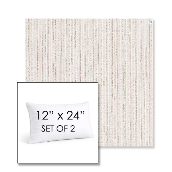 Picture of Tectonic Parchment | Set of 2 | 12" X 24" Sunbrella Outdoor Throw Pillows with Premium Inserts