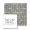 Picture of Toggle Greystone | Set of 2 | 12" X 24" Sunbrella Outdoor Throw Pillows with Premium Inserts