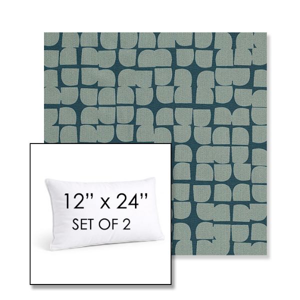 Picture of Toggle Splash | Set of 2 | 12" X 24" Sunbrella Outdoor Throw Pillows with Premium Inserts