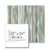 Picture of Transformation Moss | Set of 2 | 12" X 24" Sunbrella Outdoor Throw Pillows with Premium Inserts