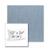 Picture of Willa Chambray | Set of 2 | 12" X 24" Sunbrella Outdoor Throw Pillows with Premium Inserts