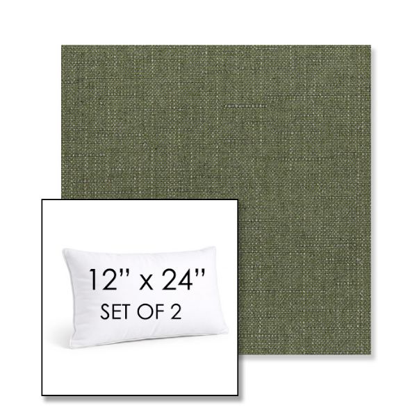 Picture of Willa Frond | Set of 2 | 12" X 24" Sunbrella Outdoor Throw Pillows with Premium Inserts