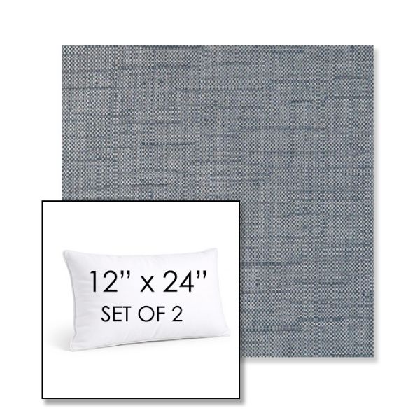 Picture of Willa Tidal | Set of 2 | 12" X 24" Sunbrella Outdoor Throw Pillows with Premium Inserts