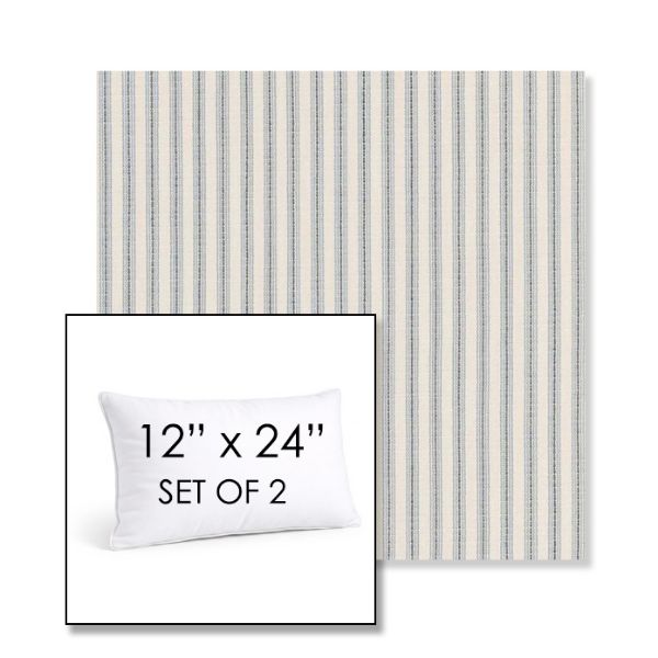 Picture of William Coast | Set of 2 | 12" X 24" Sunbrella Outdoor Throw Pillows with Premium Inserts