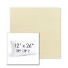 Picture of Canvas Vellum | Set of 2 | 12" X 26" Sunbrella Outdoor Throw Pillows with Premium Inserts