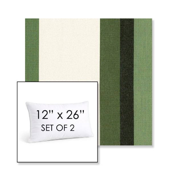 Picture of Canyon Colca | Set of 2 | 12" X 26" Sunbrella Outdoor Throw Pillows with Premium Inserts