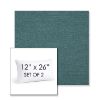 Picture of Cast Lagoon | Set of 2 | 12" X 26" Sunbrella Outdoor Throw Pillows with Premium Inserts
