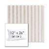 Picture of Costa Driftwood | Set of 2 | 12" X 26" Sunbrella Outdoor Throw Pillows with Premium Inserts