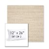 Picture of Embrace Linen | Set of 2 | 12" X 26" Sunbrella Outdoor Throw Pillows with Premium Inserts