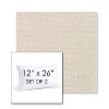 Picture of Charmer Parchment | Set of 2 | 12" X 26" Sunbrella Outdoor Throw Pillows with Premium Inserts