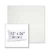 Picture of Pique Salt | Set of 2 | 12" X 26" Sunbrella Outdoor Throw Pillows with Premium Inserts