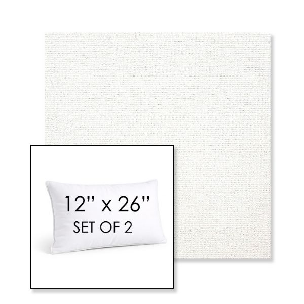 Picture of Platform Salt | Set of 2 | 12" X 26" Sunbrella Outdoor Throw Pillows with Premium Inserts