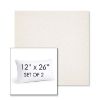 Picture of Posh Snow | Set of 2 | 12" X 26" Sunbrella Outdoor Throw Pillows with Premium Inserts