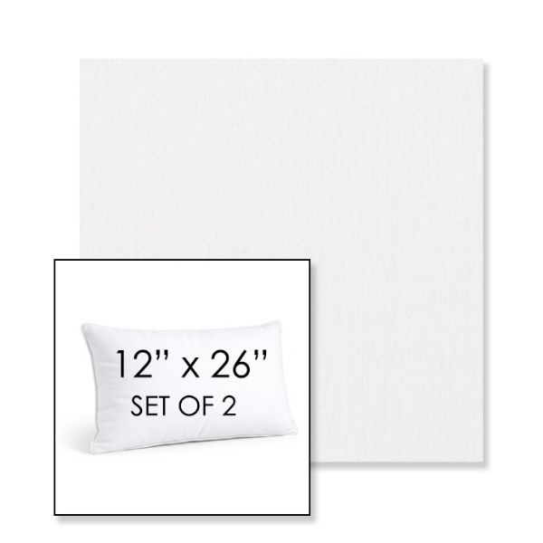 Picture of Ritsy Salt | Set of 2 | 12" X 26" Sunbrella Outdoor Throw Pillows with Premium Inserts