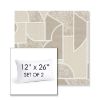 Picture of Territory Alum | Set of 2 | 12" X 26" Sunbrella Outdoor Throw Pillows with Premium Inserts