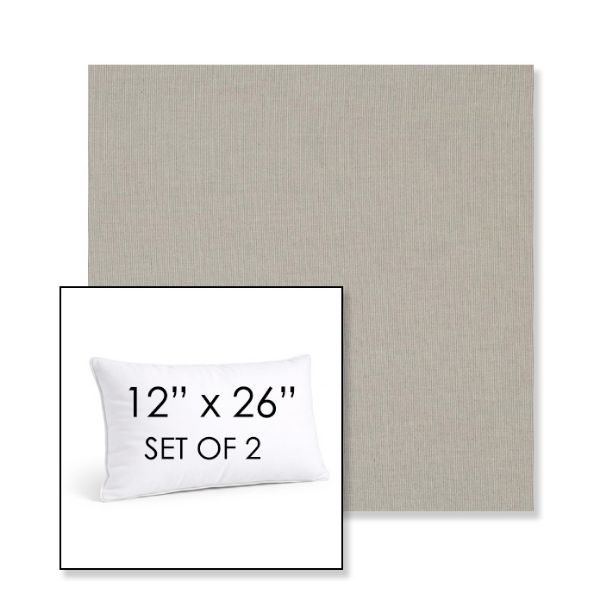 Picture of Tucker Polo | Set of 2 | 12" X 26" Sunbrella Outdoor Throw Pillows with Premium Inserts