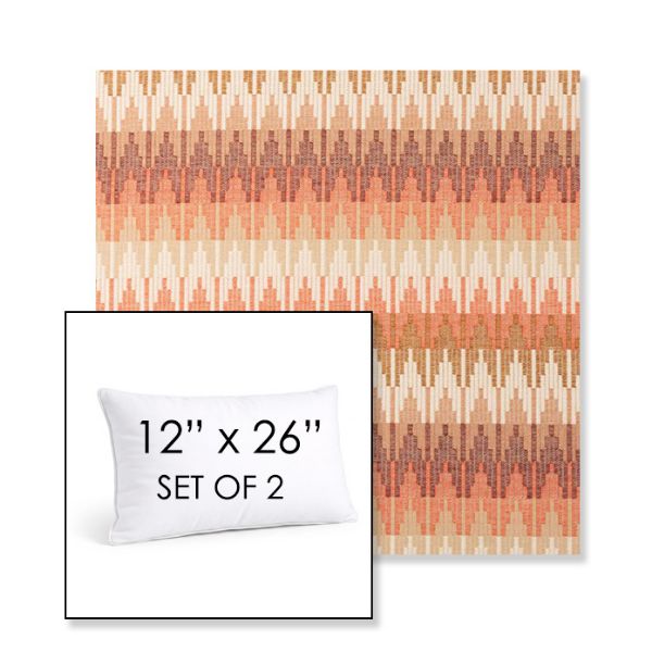 Picture of Valley Desert | Set of 2 | 12" X 26" Sunbrella Outdoor Throw Pillows with Premium Inserts
