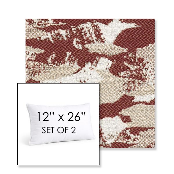 Picture of Yama Erable | Set of 2 | 12" X 26" Sunbrella Outdoor Throw Pillows with Premium Inserts