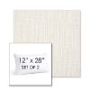 Picture of Adena Canvas | Set of 2 | 12" X 28" Sunbrella Outdoor Throw Pillows with Premium Inserts