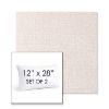 Picture of Abstraction Parchment | Set of 2 | 12" X 28" Sunbrella Outdoor Throw Pillows with Premium Inserts