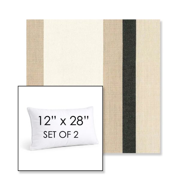 Picture of Canyon Verdon | Set of 2 | 12" X 28" Sunbrella Outdoor Throw Pillows with Premium Inserts