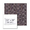 Picture of Carat Azurite | Set of 2 | 12" X 28" Sunbrella Outdoor Throw Pillows with Premium Inserts