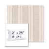 Picture of Carlo Graphite | Set of 2 | 12" X 28" Sunbrella Outdoor Throw Pillows with Premium Inserts