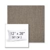 Picture of Cast Shale | Set of 2 | 12" X 28" Sunbrella Outdoor Throw Pillows with Premium Inserts