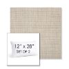 Picture of Echo Ash | Set of 2 | 12" X 28" Sunbrella Outdoor Throw Pillows with Premium Inserts