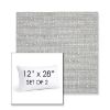 Picture of Embrace Pewter | Set of 2 | 12" X 28" Sunbrella Outdoor Throw Pillows with Premium Inserts