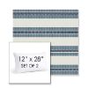 Picture of Excel Denim | Set of 2 | 12" X 28" Sunbrella Outdoor Throw Pillows with Premium Inserts