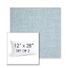 Picture of Idol Frost | Set of 2 | 12" X 28" Sunbrella Outdoor Throw Pillows with Premium Inserts