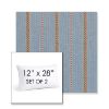 Picture of Linger Slate | Set of 2 | 12" X 28" Sunbrella Outdoor Throw Pillows with Premium Inserts