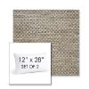 Picture of Litchfield Pebble | Set of 2 | 12" X 28" Sunbrella Outdoor Throw Pillows with Premium Inserts