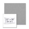 Picture of Natte Grey Chine | Set of 2 | 12" X 28" Sunbrella Outdoor Throw Pillows with Premium Inserts