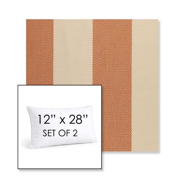 Picture of Rothko Lobster Roll | Set of 2 | 12" X 28" Sunbrella Outdoor Throw Pillows with Premium Inserts