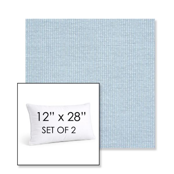 Picture of Solo Ocean | Set of 2 | 12" X 28" Sunbrella Outdoor Throw Pillows with Premium Inserts