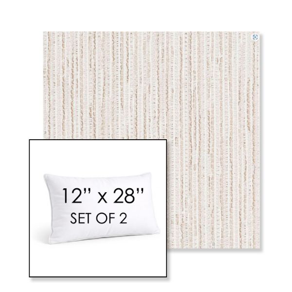 Picture of Tectonic Parchment | Set of 2 | 12" X 28" Sunbrella Outdoor Throw Pillows with Premium Inserts