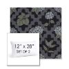 Picture of Trellis Morning Glory | Set of 2 | 12" X 28" Sunbrella Outdoor Throw Pillows with Premium Inserts