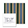 Picture of Varsity Country Club | Set of 2 | 12" X 28" Sunbrella Outdoor Throw Pillows with Premium Inserts