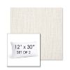 Picture of Adena Canvas | Set of 2 | 12" X 30" Sunbrella Outdoor Throw Pillows with Premium Inserts