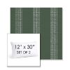 Picture of Caper Moss | Set of 2 | 12" X 30" Sunbrella Outdoor Throw Pillows with Premium Inserts